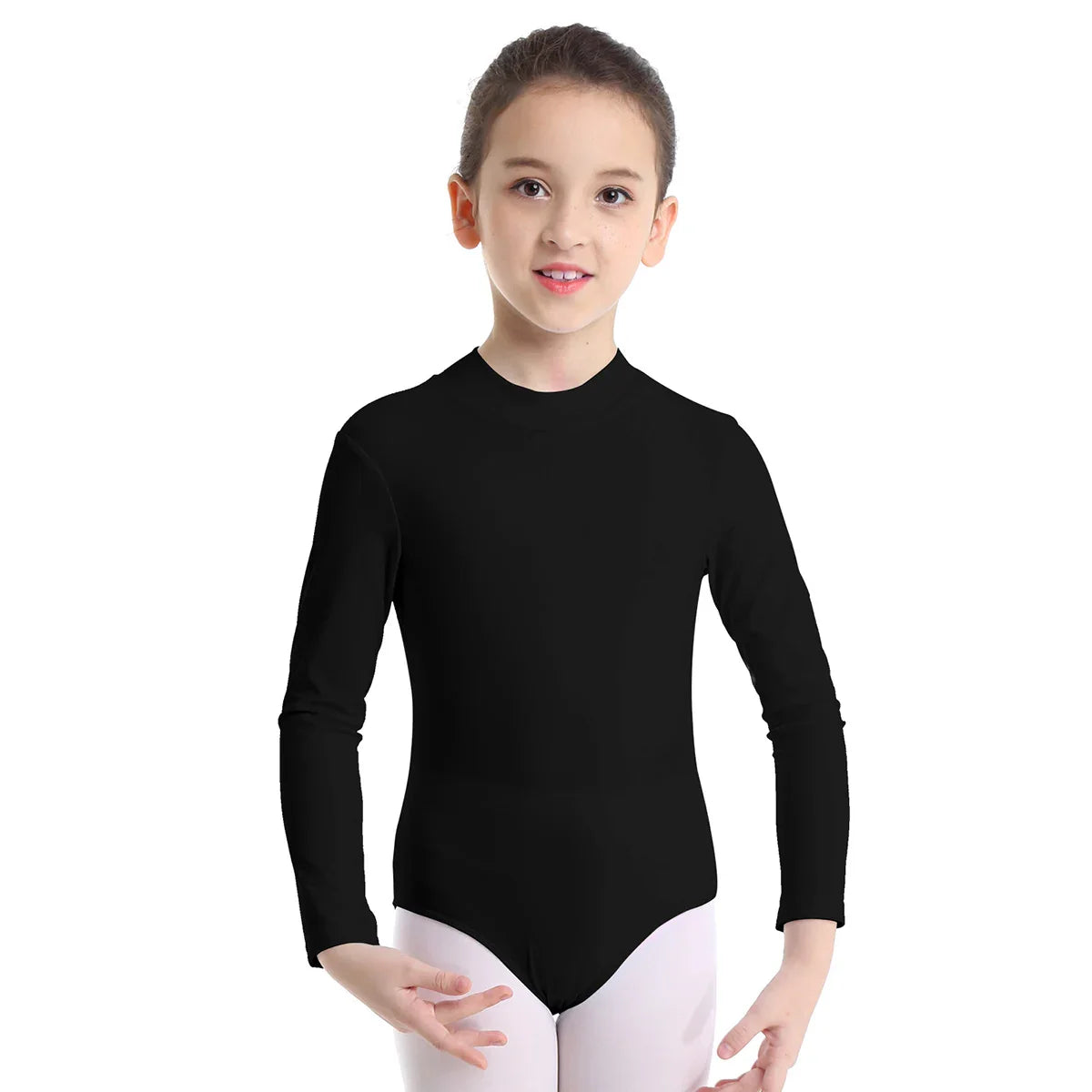 Girls Long Sleeve Gymnastics Leotard