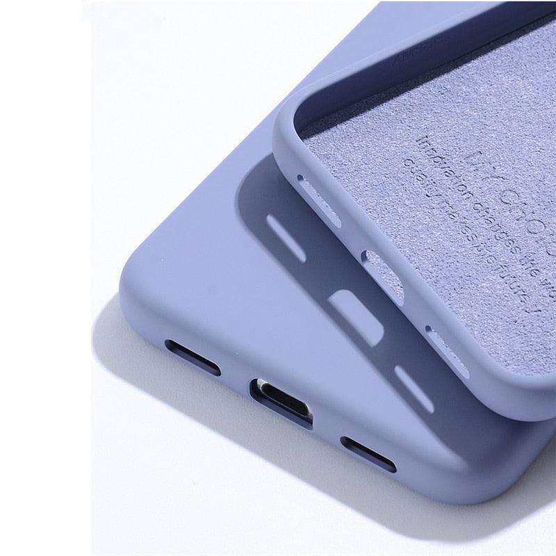 Soft-Touch Full-Body Protection Case For iPhone Case for iPhone 14 13 12 Pro Max Mini Cover Silicone Phone Case for iPhone Flexible Ergonomic Case Design for iphone