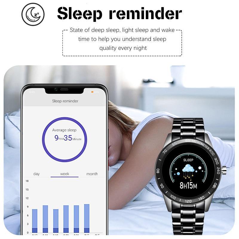 Smart Watch For Men With LED Screen and Heart Rate Monitor Blood Pressure Fitness tracker Sport waterproof Smartwatch