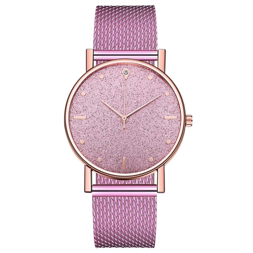Cusual Ladies Watch Romantic Starry Sky Dial Women's Quartz Fashion Wristwatch For Women and Girls