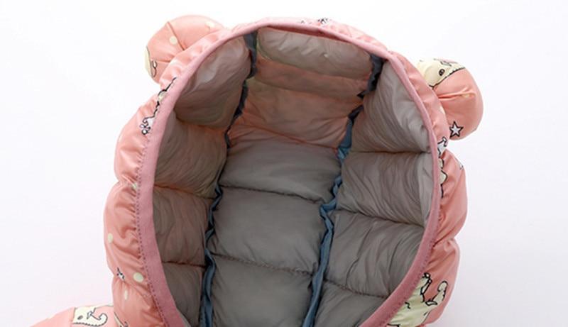 Baby Girls Winter Jackets For Children Spring Autumn Outerwear Hooded Infant Coats In Modern Design For Girls and Boys