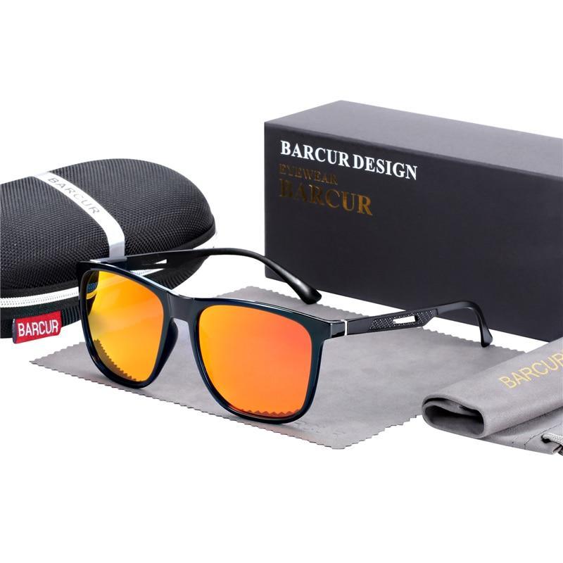 Square High Quality Titanium Sunglasses for Men Polarized Sunglasses With Mirror Gradient Glasses Titanium TR90 Frame Oculos De Sol gafas and UV400 Protection