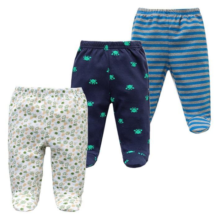 3PCS Baby Pants 100% Cotton Baby Girls and Boys Clothes Unisex Casual Bottom PP Pants Newborn Baby Clothing For Children