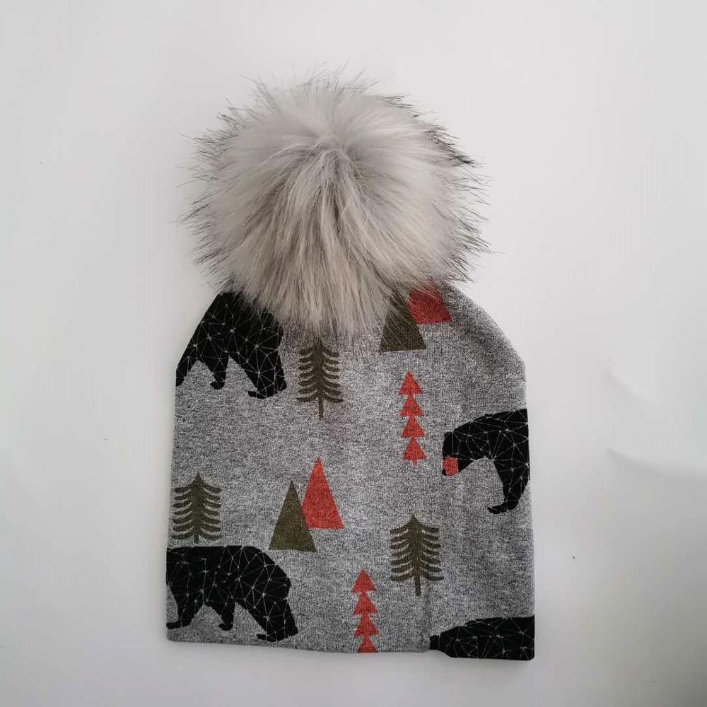 Fashion Newborn Baby Children Hat Cap Pompom Infant Toddler Comfortable Hats Beanies For Kids Boys And Girls