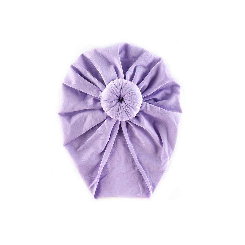 Infant Baby Headbands Solid Cotton Knot Turban Headband For Girls Beanie Hat Headwear For Girls