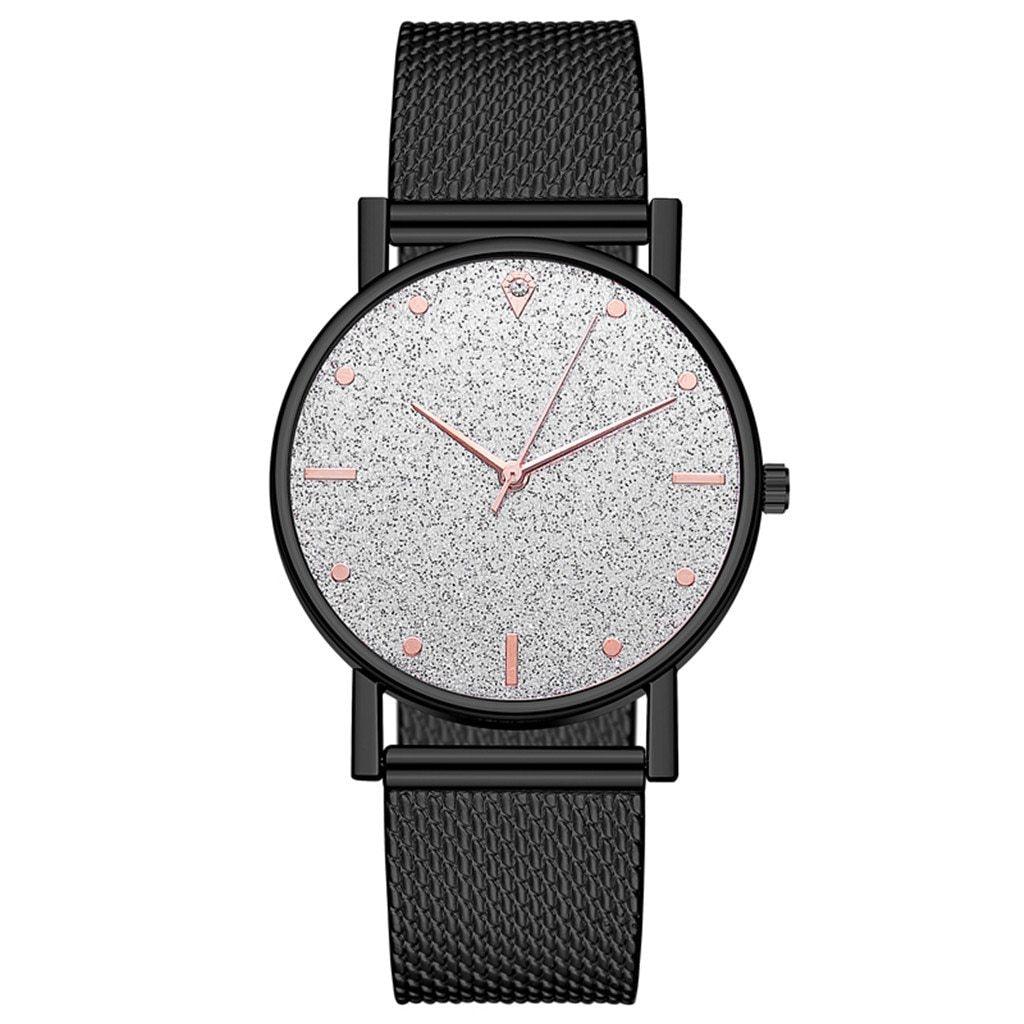 Cusual Ladies Watch Romantic Starry Sky Dial Women's Quartz Fashion Wristwatch For Women and Girls
