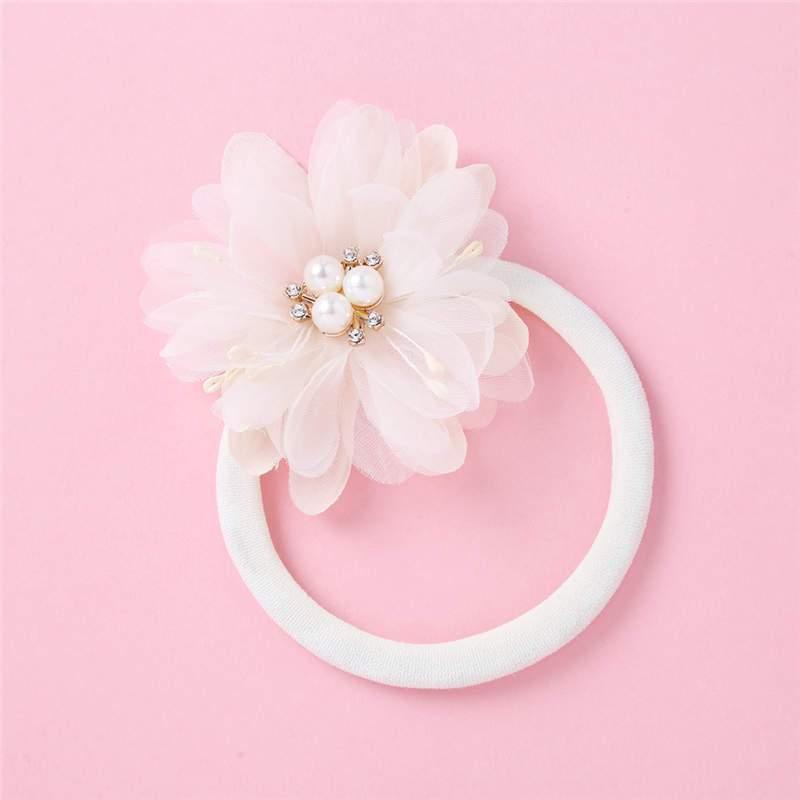 ILuxury Handmade Infant Child Hair Band Three-dimensional Alloy Rhinestone Crown Headdress Elastic Headband Turban For Baby Girls