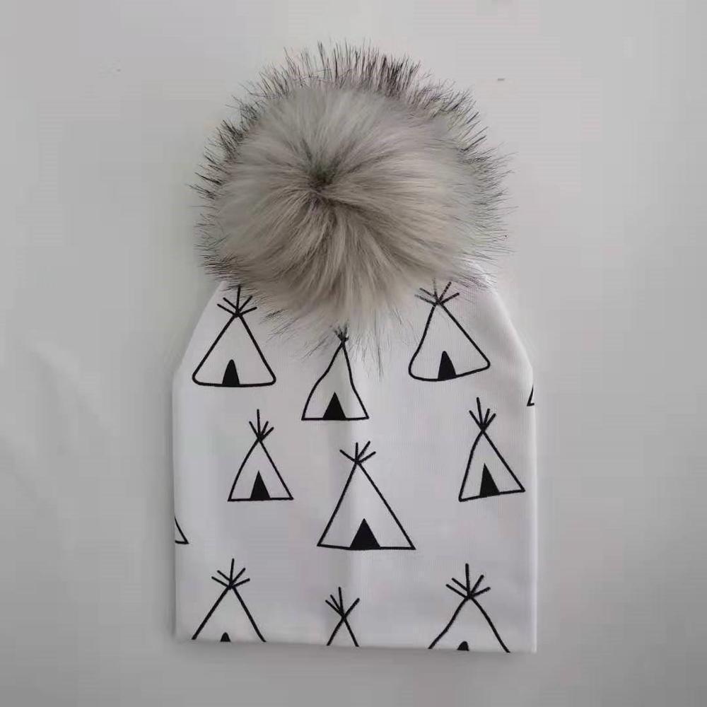 Fashion Newborn Baby Children Hat Cap Pompom Infant Toddler Comfortable Hats Beanies For Kids Boys And Girls