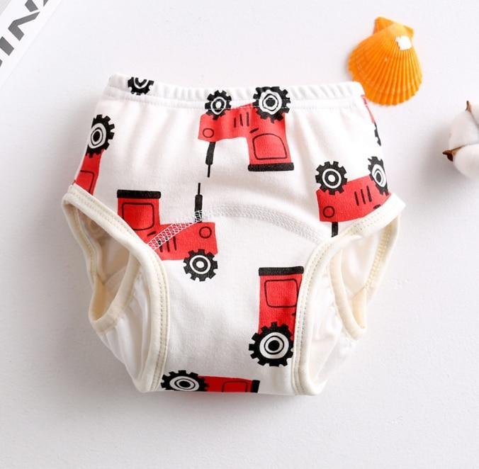 8-layer Pants Baby Diapers Reusable Training Pants Washable Cloth Diapers Waterproof Pants Nappies With Leak-proof Side