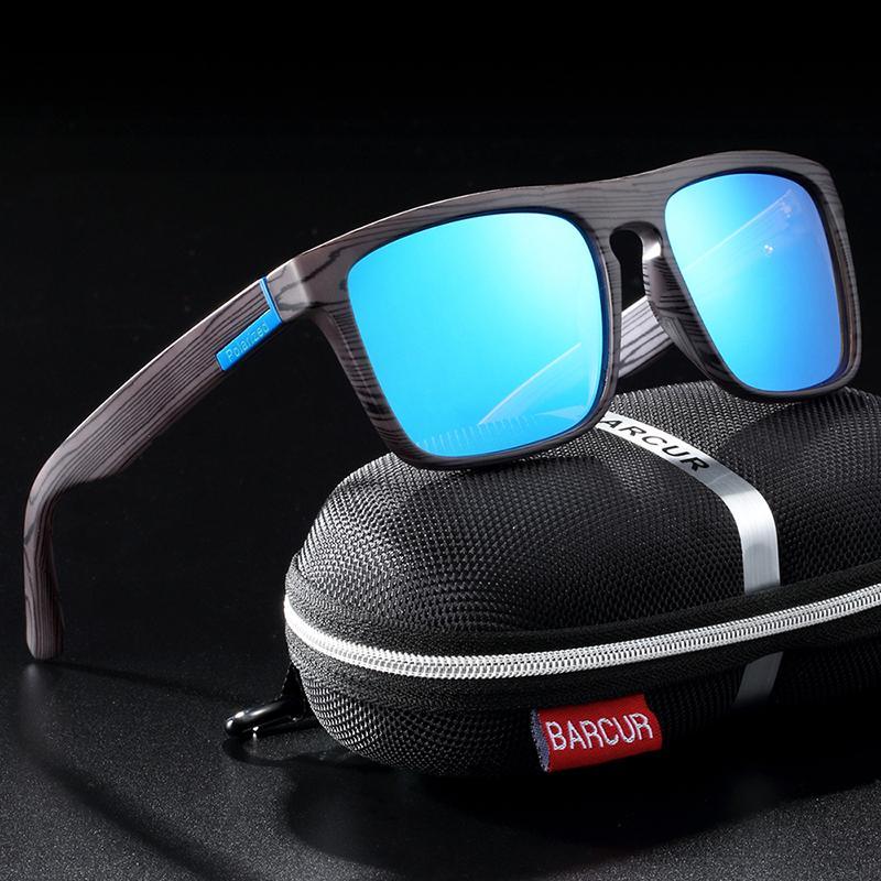 Luxury Polarized Imitation Wood Sunglasses for Men and Women Retro Sunglasses Fashion Retro Style Oculos de sol