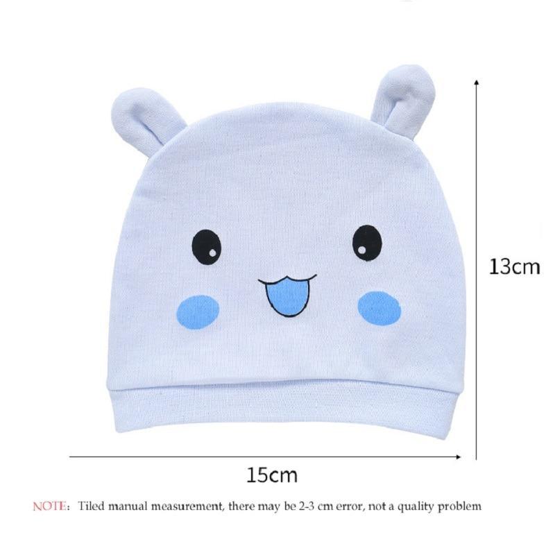 Modern Baby Sleeping Hats Cotton Printed Baby Hats Caps Newborn Baby Accessories For Baby Girls