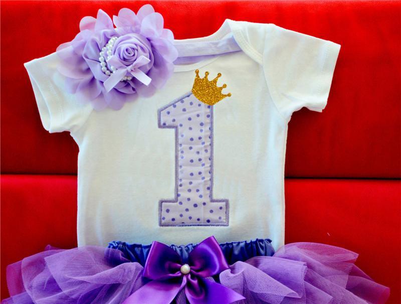 New 1st Birthday Tutu Baby Infant Christening Cake Dresses for Party Kids 1 Year Baby Girl For Birthday Party