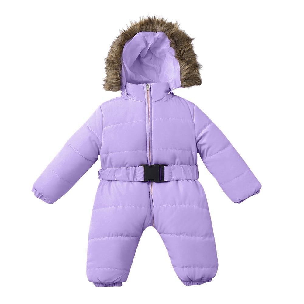 Winter Clothes For Infant Baby Hooded Warm Thick Snowsuit Jumpsuit Romper for Boys and Girls Style