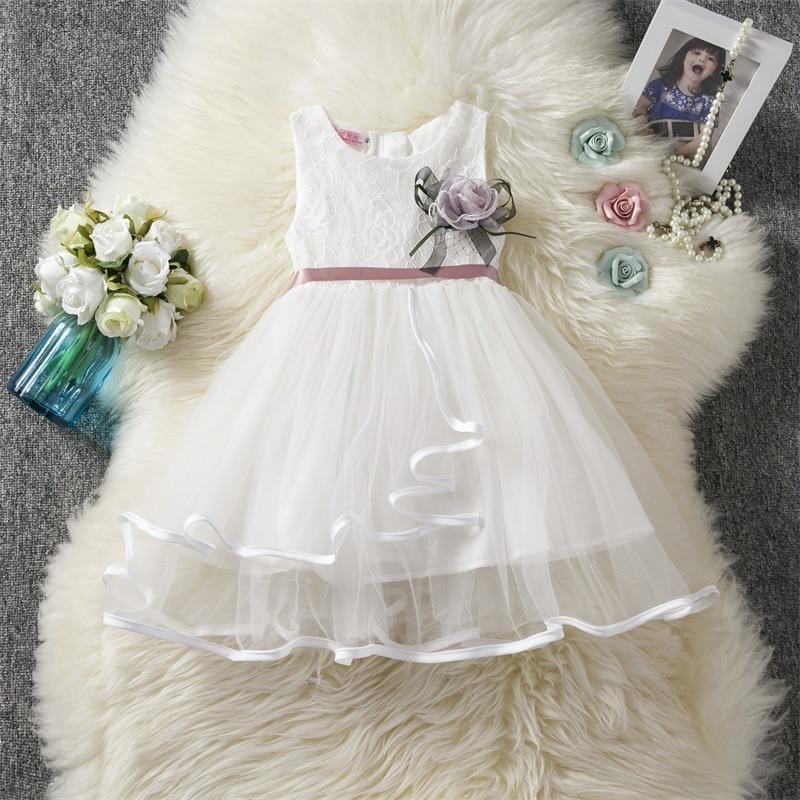 Luxury Toddler Girl Baby Clothing Dresses For 1 Year Birthday Christening Lace Girls Tulle Infant Party Cake Smash Outfit Dress for Girls 1-6 Years