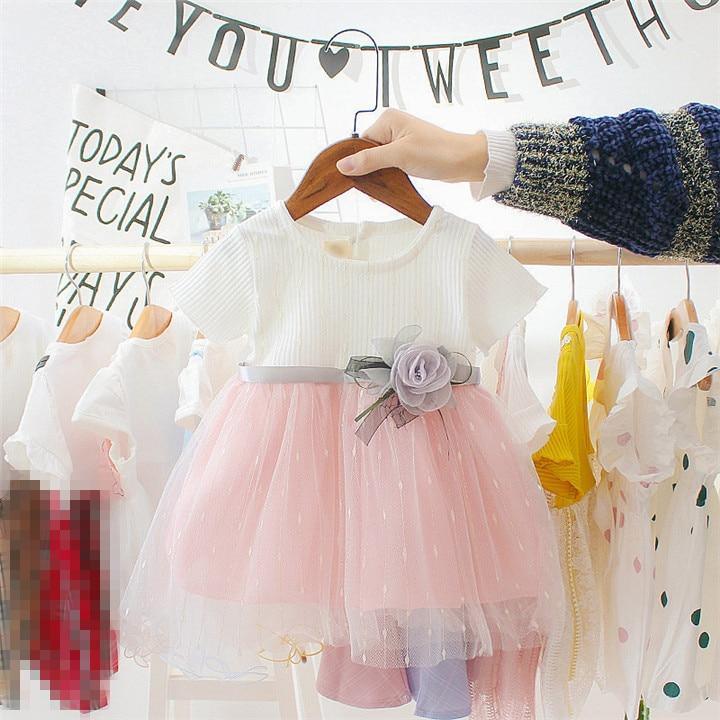 Modern Luxury elegant Newborn Baby Girl Dress for New Fashion Cute Princess Baby Dress Infant Clothing