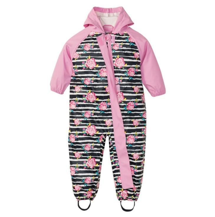 Ski suit For Children Soft Shell Outdoor Jacket Waterproof Fleece Lining Jumpsuit For Boys and Girls In Modern Colorful Design