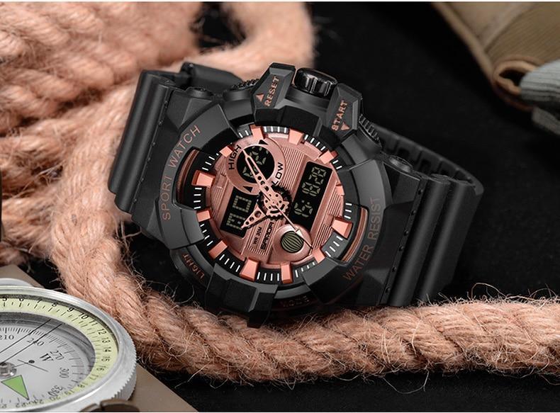 Sport Men Watches White G style Watch In LED Digital Style Waterproof 30M Casual Luxury Elegant Style Relogios masculino