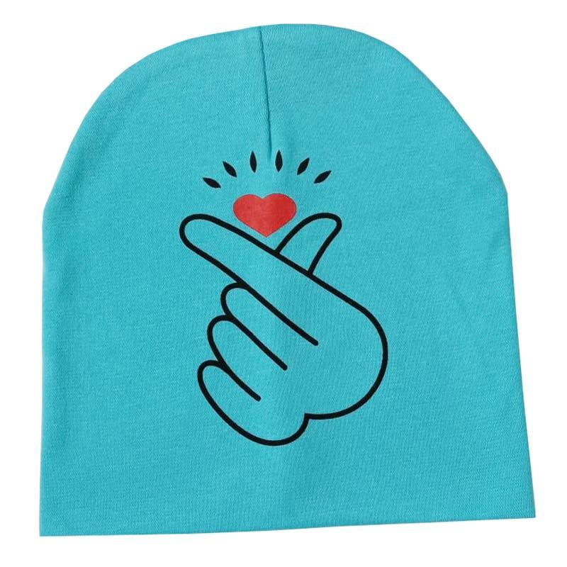 Modern Baby Hat Cute Ear Cotton Girls Cap Scarf Infant Hats Finger love Kids Boys Knitted Cap Winter hat I love mama/pap Cap