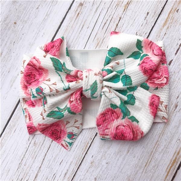 Luxury Modern printed Baby Girls Bow Hairband Turban Knot Headband Girl Headwear Newborn Girl Turban Hairband For Girls