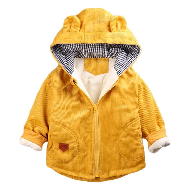 Infant Baby Jacket Autumn Winter Hooded Outerwear Coat / Newborn Jacket.