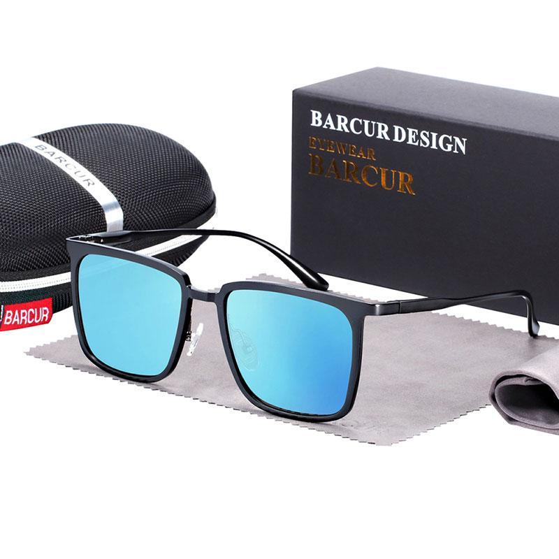 New Elegent Polarized Square Sunglasses Aluminium Magnesium Sunglasses for Men and Women With UV400 Protection