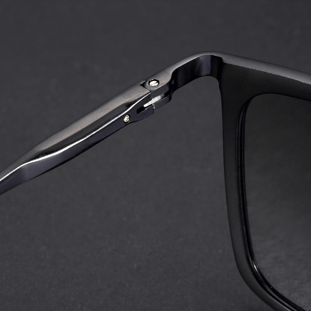New Elegent Polarized Square Sunglasses Aluminium Magnesium Sunglasses for Men and Women With UV400 Protection