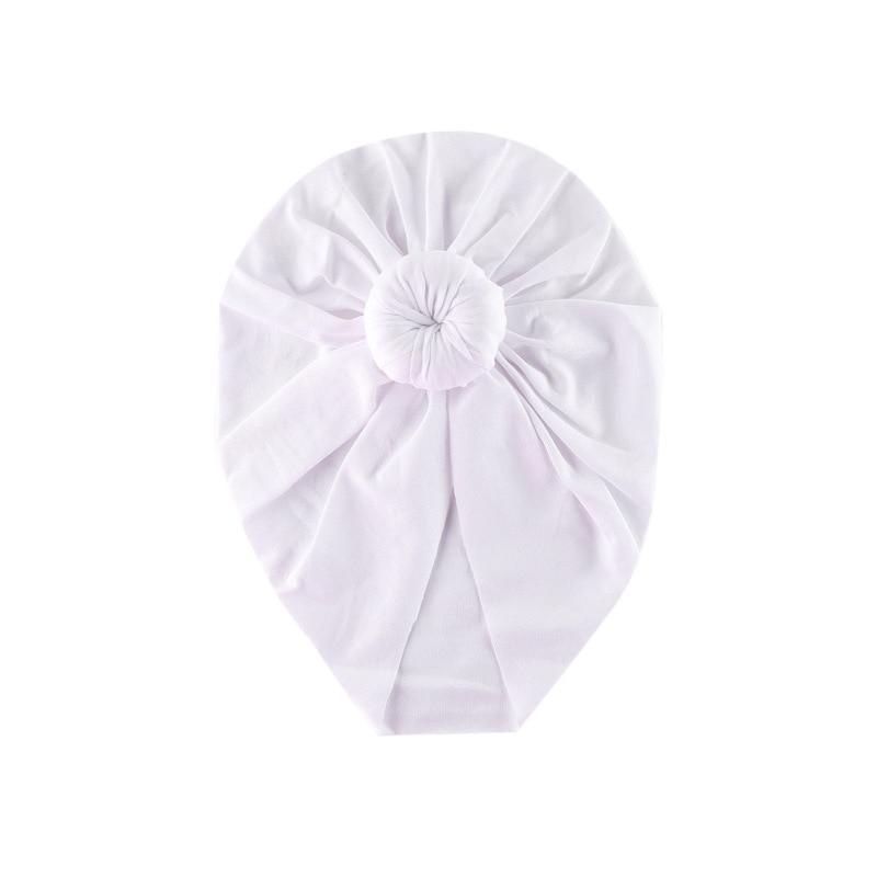 Infant Baby Headbands Solid Cotton Knot Turban Headband For Girls Beanie Hat Headwear For Girls