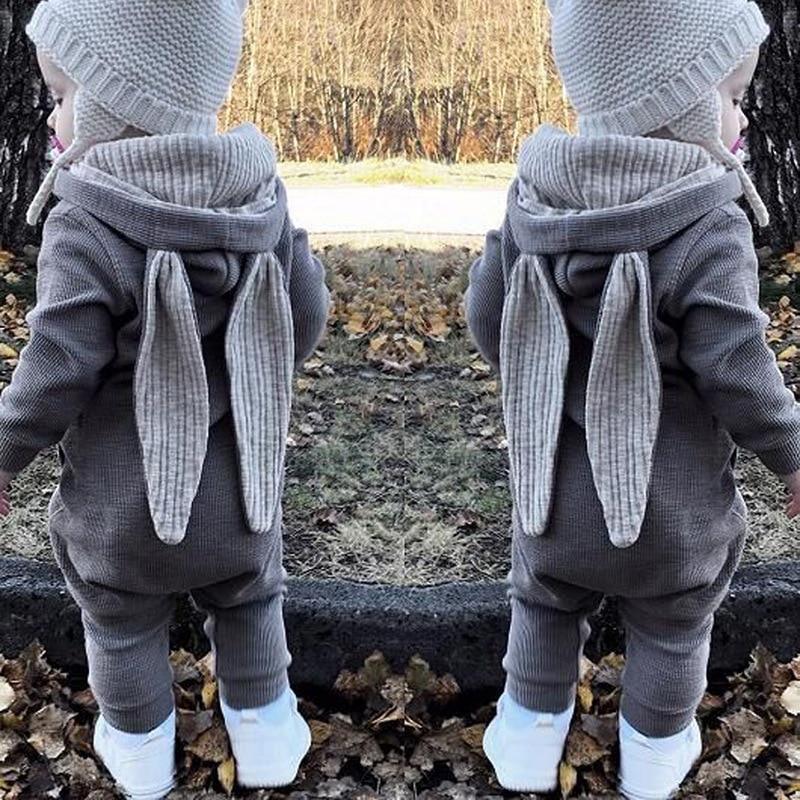 Baby Dinosaur and Rabit Jumpsuit With Zipper Newborn Baby Clothes Crawling Clothes Baby Girls and Boys Kids Costume Jumpsuit