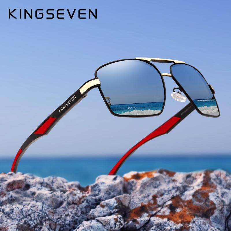 Luxury High Quality Modern Aluminum Men's Sunglasses Polarized Lens Brand Design Temples Sun glasses Mirror Glasses Oculos de sol With UV400 Protection