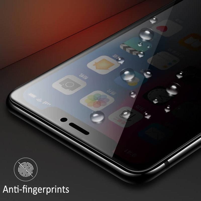 3Pcs Full Cover Black Edge Anti-spy Tempered Glass Private Screen Protector For iPhone 14 13 12 11 Pro MAX X XS Max XR 7 8 Plus Tempered Glass Full Glue Edge to Edge scratchproof Guard Screen Guard for iPhone