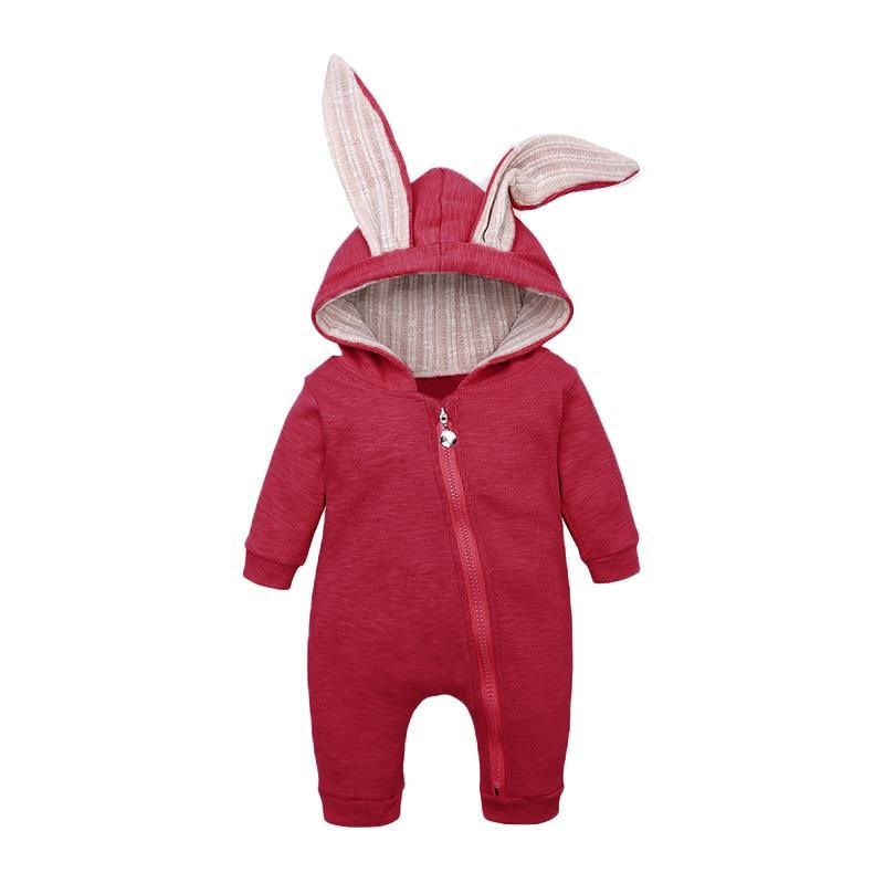 Baby Dinosaur and Rabit Jumpsuit With Zipper Newborn Baby Clothes Crawling Clothes Baby Girls and Boys Kids Costume Jumpsuit