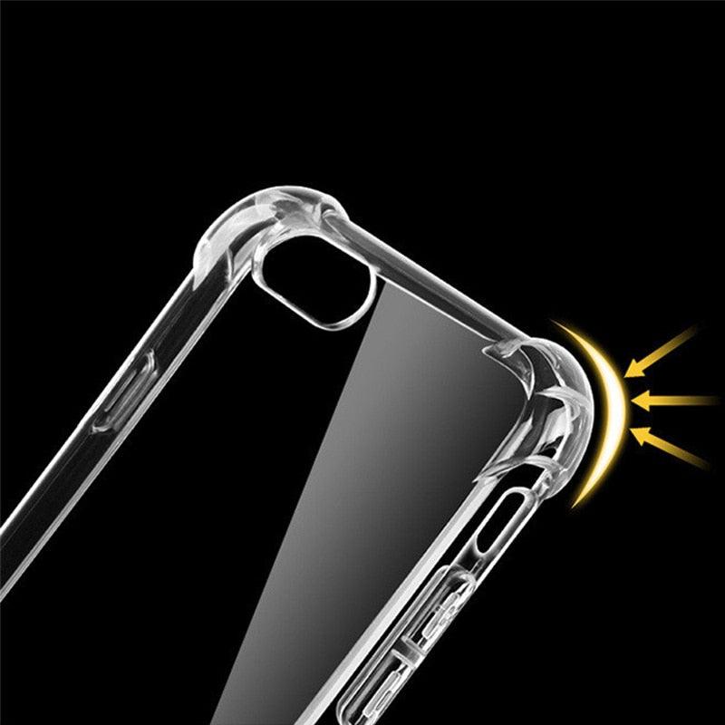 Classic Transparent Clear Soft Shockproof Phone Case Cover For iPhone Simple Phone Cases For iPhone XS 11 Pro MAX 6 6s 7 8 Plus Case Cover Silicone Case iPhone XR X 7 8 6 5 5S 5C Case For iphone
