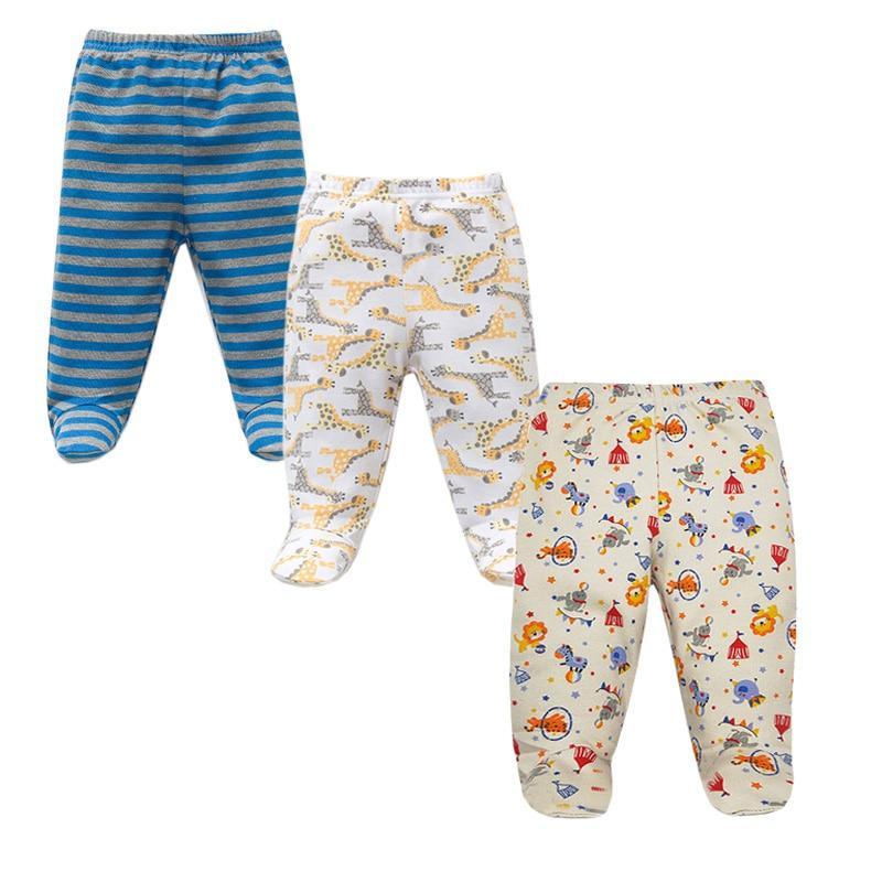 3PCS Baby Pants 100% Cotton Baby Girls and Boys Clothes Unisex Casual Bottom PP Pants Newborn Baby Clothing For Children