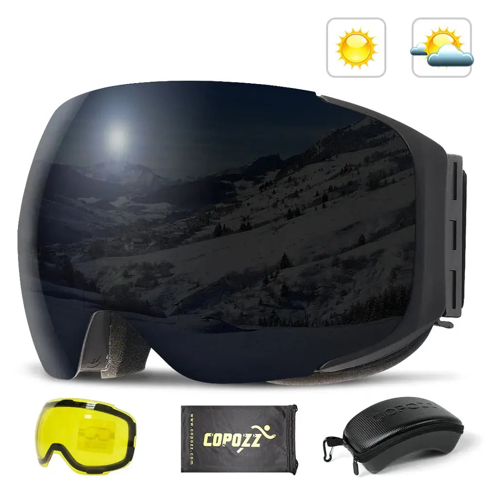 Ski Goggles with Quick Change Lens