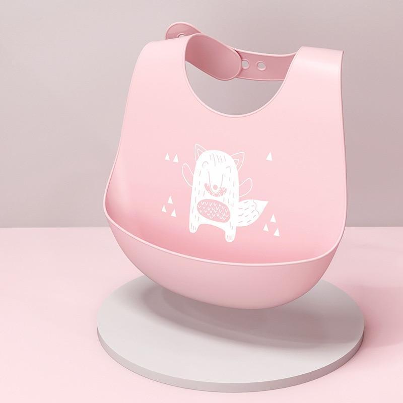 Adjustable Oil-proof Food Grade Silicone Drool bib Soft And Comfortable Saliva Towel Lunch Baby Bib For Babies and Kids