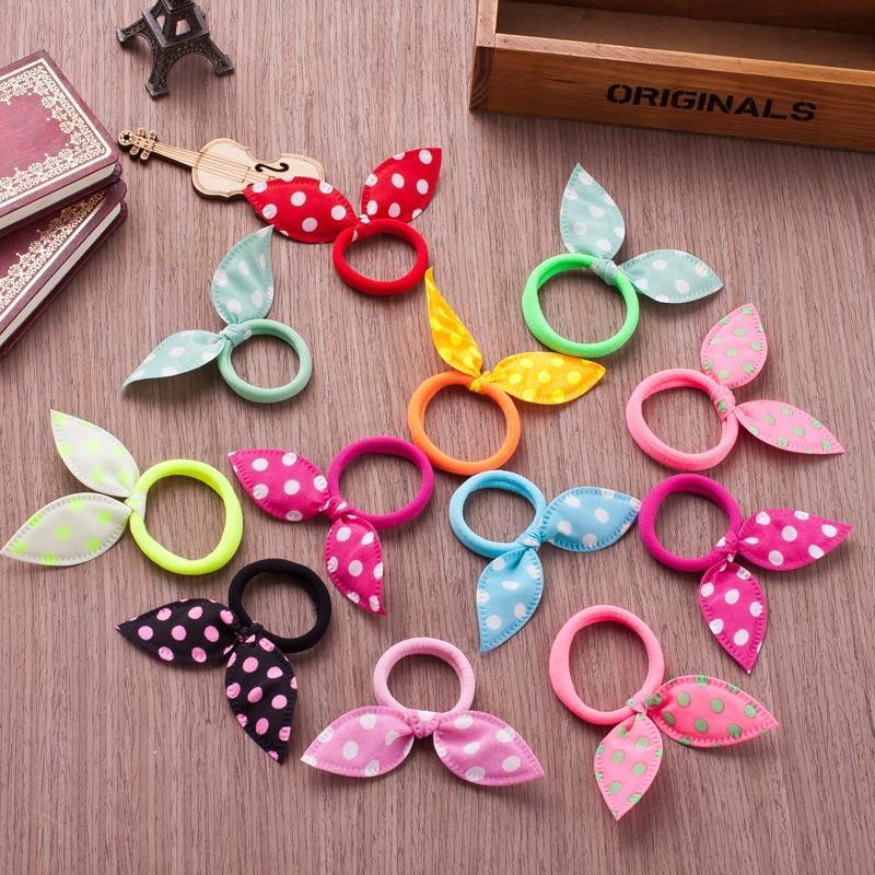 Luxury Modern 10PCS Set Kids Headband Bow For Girl Rabbit Ear Hairbands Turban Knot Kids Turbans Accessories Headband