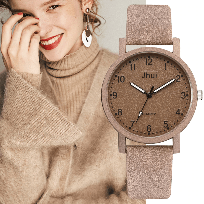 New Women's Fashion Leather Wrist Watch For Women and Ladies Excelent Gift For Women and Girls