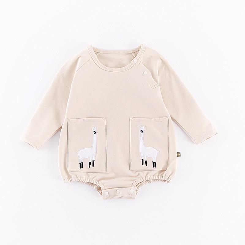 Romper Set Fashion Cartoon Bodysuit Hat and Pant Clothing Set Cute Animal Newborn Baby Clothes Pajamas