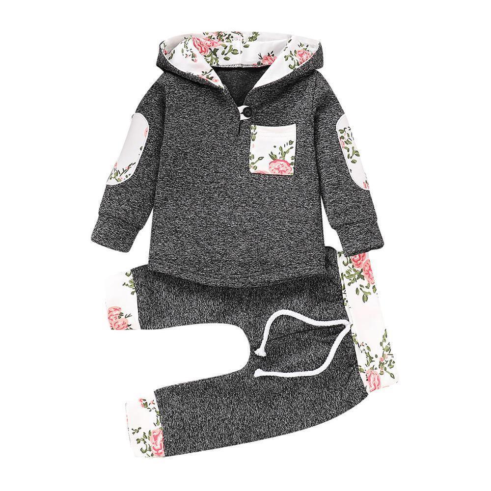Newborn Baby Clothes Hoodies+Pant 2pcs Outfit Suit Costume Infant Clothing For Baby boys Set