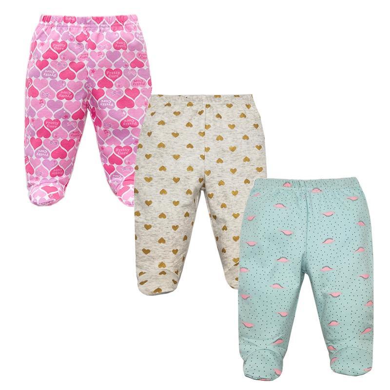 3PCS Baby Pants 100% Cotton Baby Girls and Boys Clothes Unisex Casual Bottom PP Pants Newborn Baby Clothing For Children