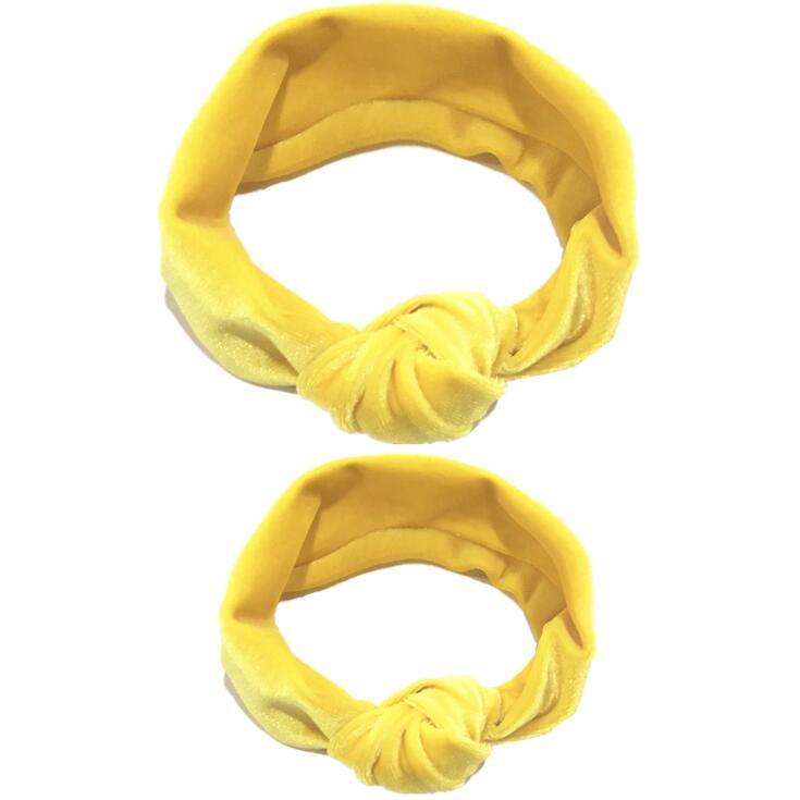 Modern Mother & Baby Headbands Kids Girl Bow With Rabbit ear Print Floral Hair Bands Parent-Child Hair Accessories