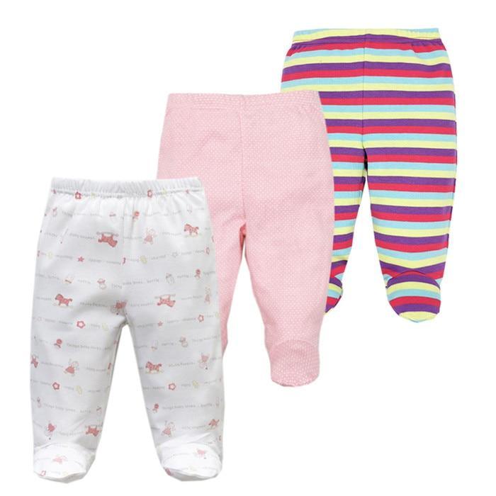 3PCS Baby Pants 100% Cotton Baby Girls and Boys Clothes Unisex Casual Bottom PP Pants Newborn Baby Clothing For Children