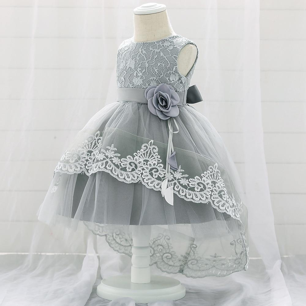 New Baby Lace Gown Clothes Embroidered Tail Princess Unique Dress Perfect Gift For Girls