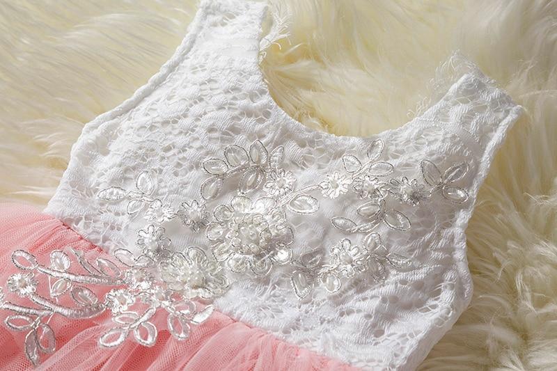 Luxury Toddler Girl Baby Clothing Dresses For 1 Year Birthday Christening Lace Girls Tulle Infant Party Cake Smash Outfit Dress for Girls 1-6 Years