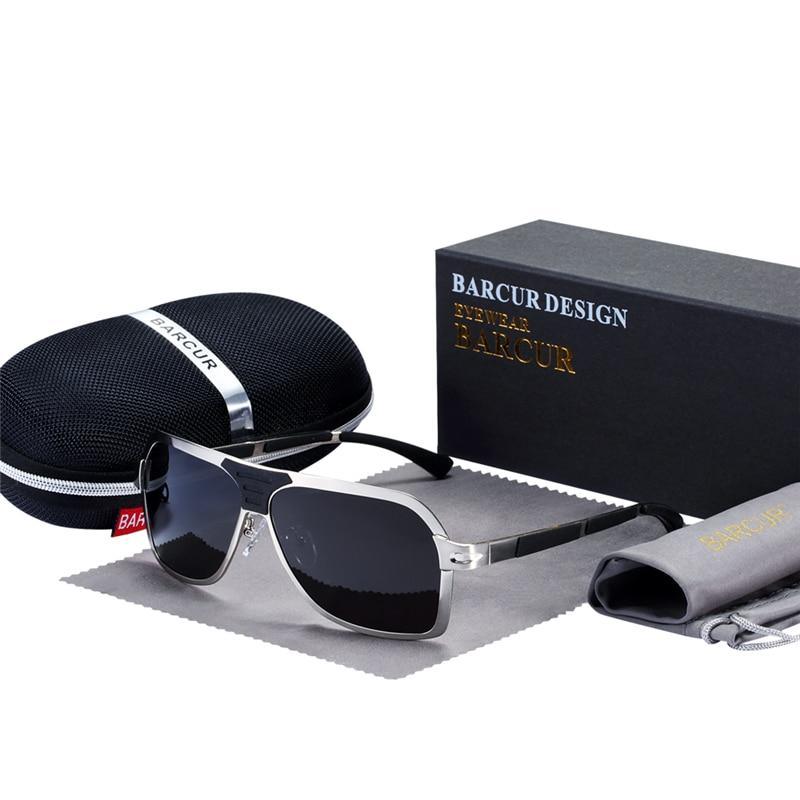 Brand Designer Driving Sunglasses for Men Polarized Sunglasses Men in Aviation Retro Design With High Quality Full Metal Frame and UV400 Protection