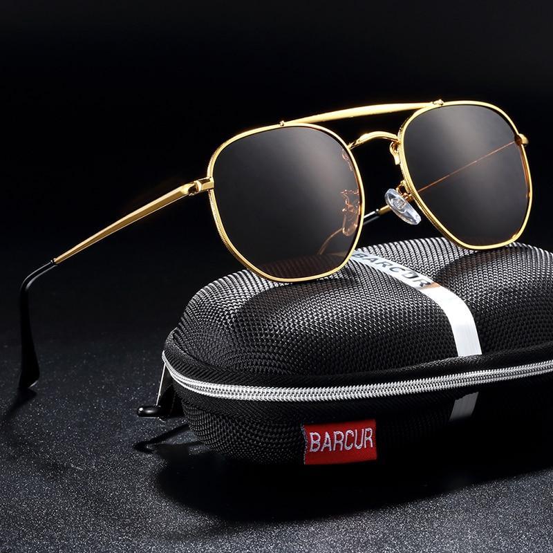 Luxury Famous Original Square Sunglasses for Men and Woman Polarized Hexagon Sunglasses Oculos De Sol gafas lunette de soleil femme WIth UV400 Protection