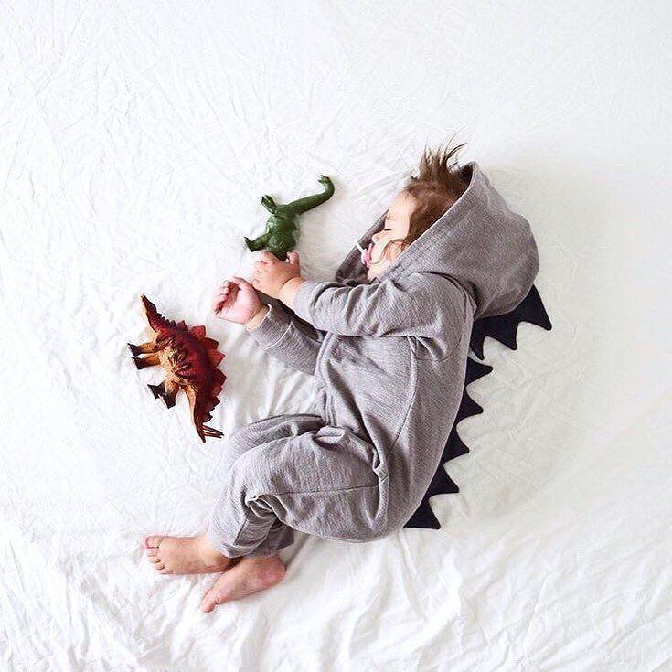 Baby Dinosaur and Rabit Jumpsuit With Zipper Newborn Baby Clothes Crawling Clothes Baby Girls and Boys Kids Costume Jumpsuit
