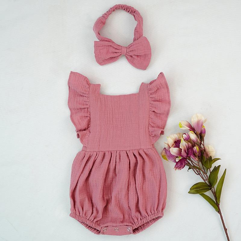 Newborn Bodysuits Baby Clothes Summer Bodysuit Cotton One-Piece Jumpsuit Soft In elegant Modern Style