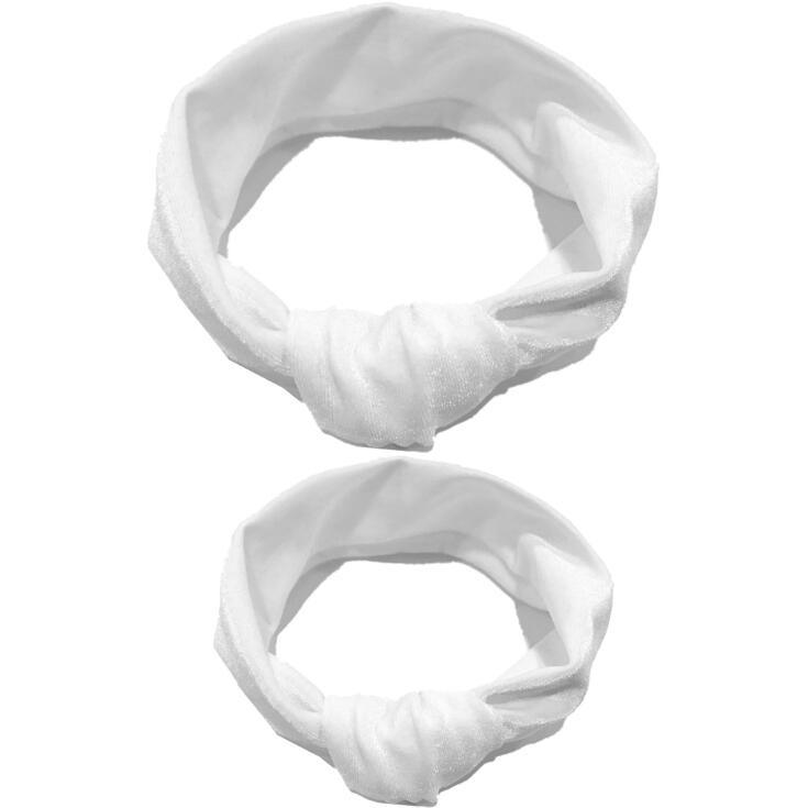Modern Mother & Baby Headbands Kids Girl Bow With Rabbit ear Print Floral Hair Bands Parent-Child Hair Accessories