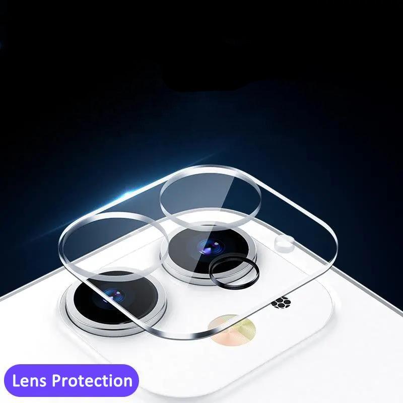 3 In 1 2PCS Front+Back+Lens Full Cover Tempered Glass Film For iPhone 12 11 Pro Max Mini Screen Protector For iPhone 13 Pro Max Glass Temper Glass Film Temper Glass Film Premium HD Clarity Anti-Fingerprint/Scratch for iPhone